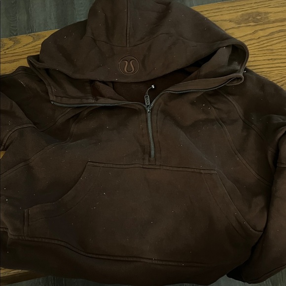 lululemon athletica Sweaters - lululemon athletica Women's Brown Zip-Up Sweater